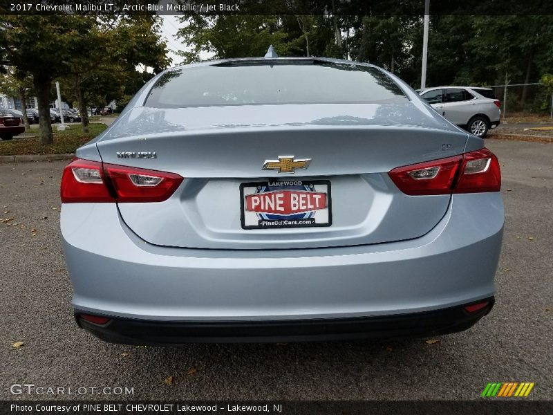Arctic Blue Metallic / Jet Black 2017 Chevrolet Malibu LT