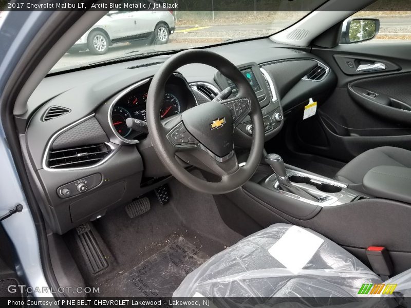 Arctic Blue Metallic / Jet Black 2017 Chevrolet Malibu LT