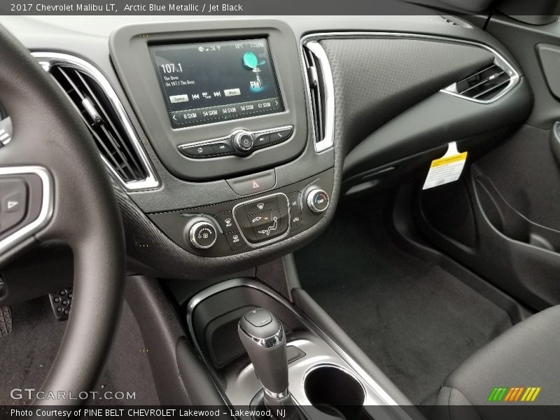 Arctic Blue Metallic / Jet Black 2017 Chevrolet Malibu LT