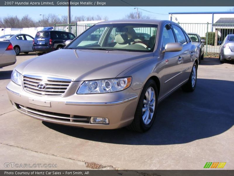 Golden Beige Metallic / Beige 2007 Hyundai Azera Limited
