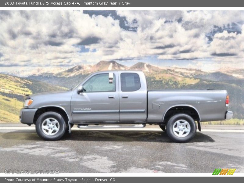 Phantom Gray Pearl / Gray 2003 Toyota Tundra SR5 Access Cab 4x4