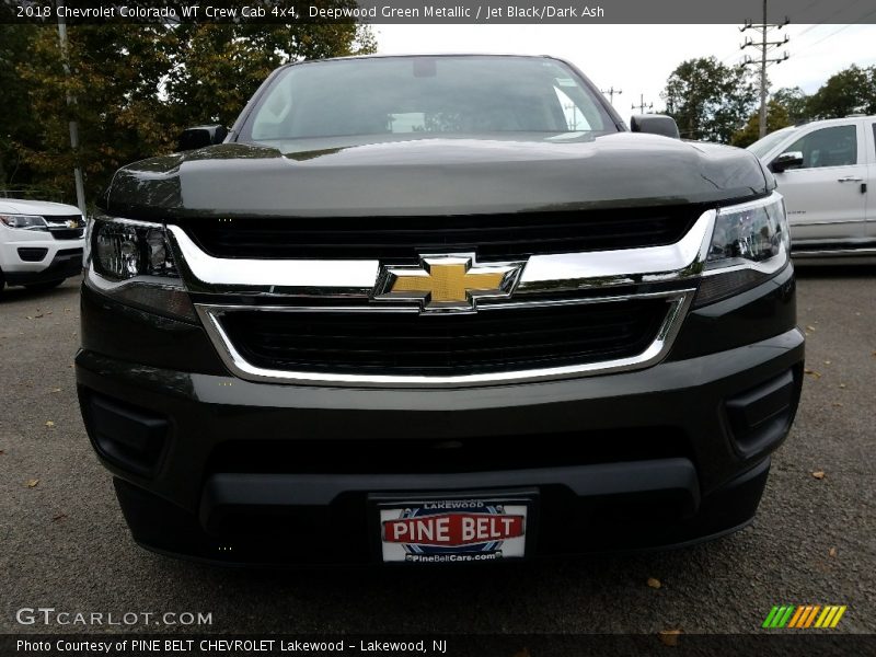 Deepwood Green Metallic / Jet Black/Dark Ash 2018 Chevrolet Colorado WT Crew Cab 4x4
