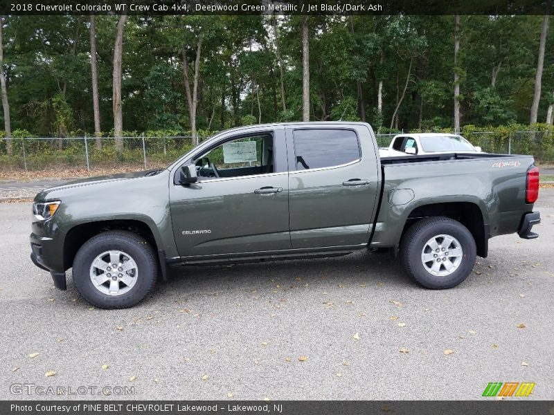  2018 Colorado WT Crew Cab 4x4 Deepwood Green Metallic