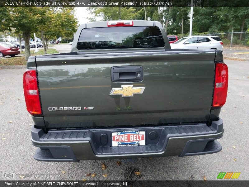 Deepwood Green Metallic / Jet Black/Dark Ash 2018 Chevrolet Colorado WT Crew Cab 4x4