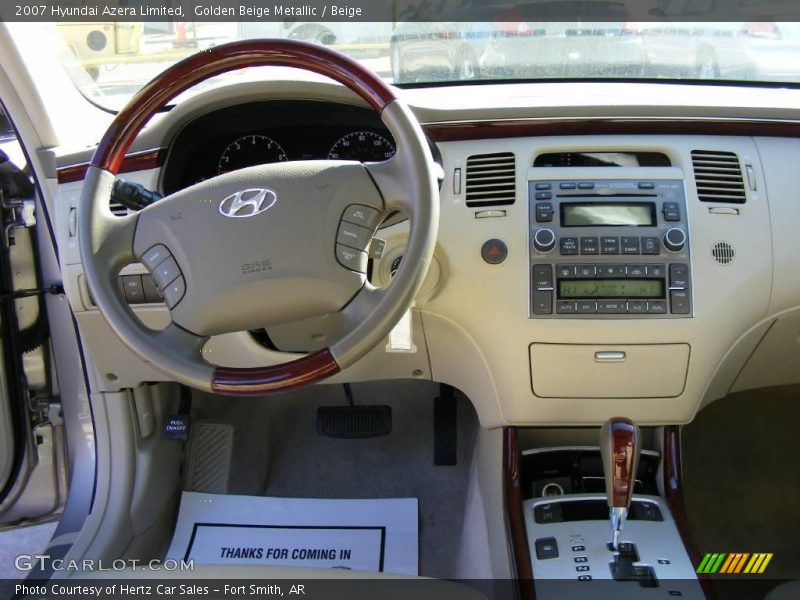 Golden Beige Metallic / Beige 2007 Hyundai Azera Limited