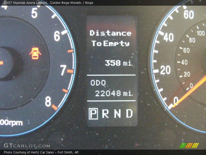 Golden Beige Metallic / Beige 2007 Hyundai Azera Limited
