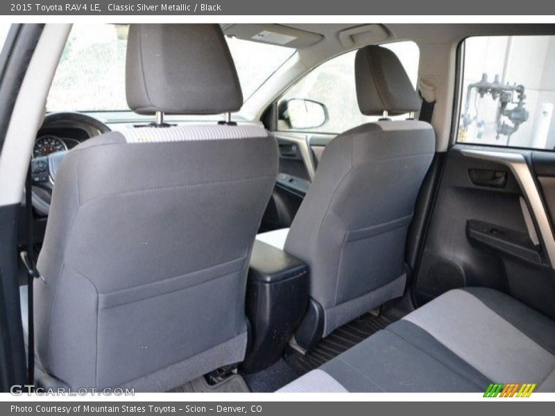 Classic Silver Metallic / Black 2015 Toyota RAV4 LE