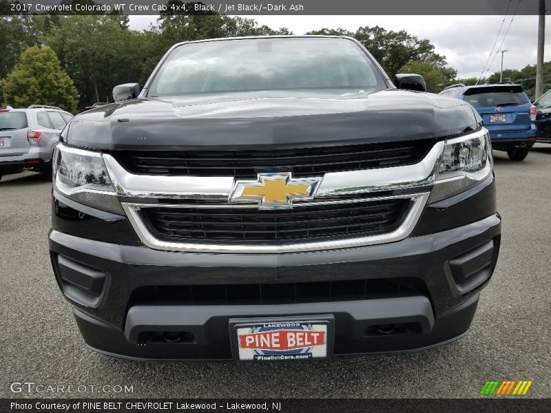 Black / Jet Black/­Dark Ash 2017 Chevrolet Colorado WT Crew Cab 4x4