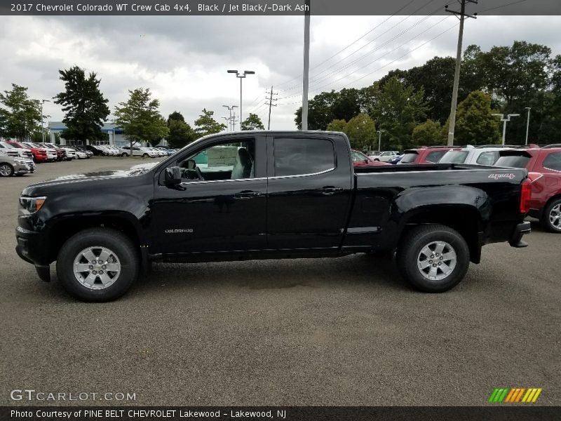 Black / Jet Black/­Dark Ash 2017 Chevrolet Colorado WT Crew Cab 4x4