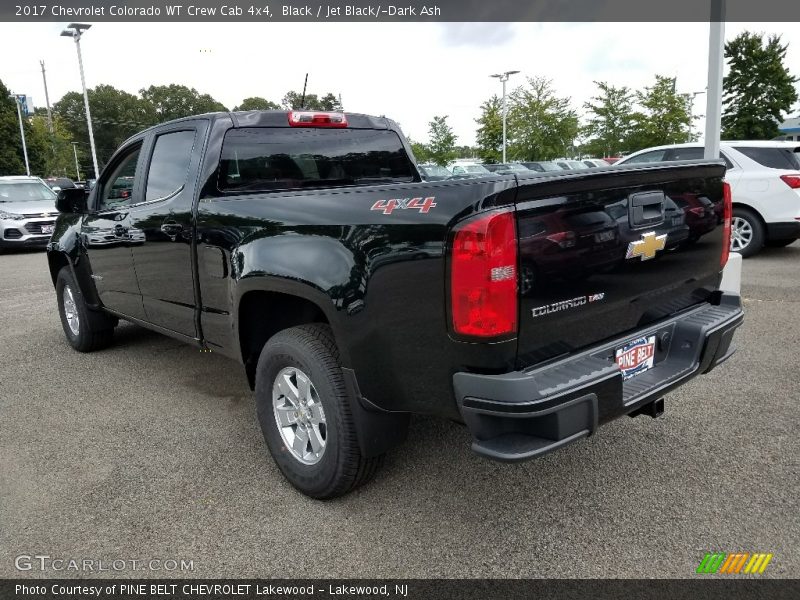 Black / Jet Black/­Dark Ash 2017 Chevrolet Colorado WT Crew Cab 4x4