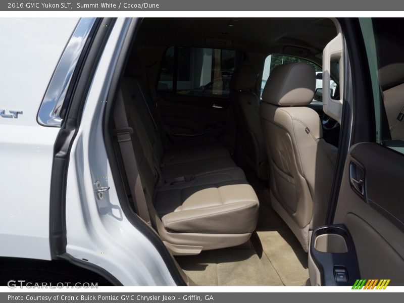 Summit White / Cocoa/Dune 2016 GMC Yukon SLT