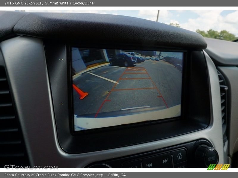 Summit White / Cocoa/Dune 2016 GMC Yukon SLT