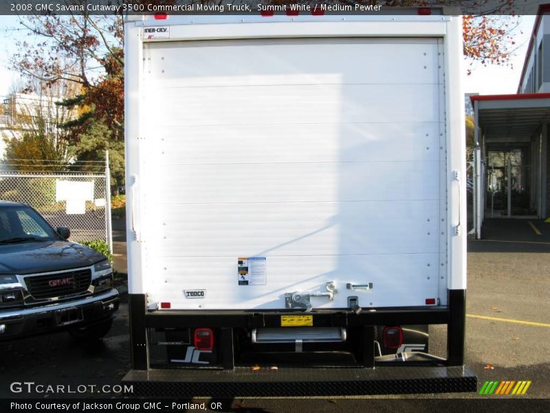 Summit White / Medium Pewter 2008 GMC Savana Cutaway 3500 Commercial Moving Truck