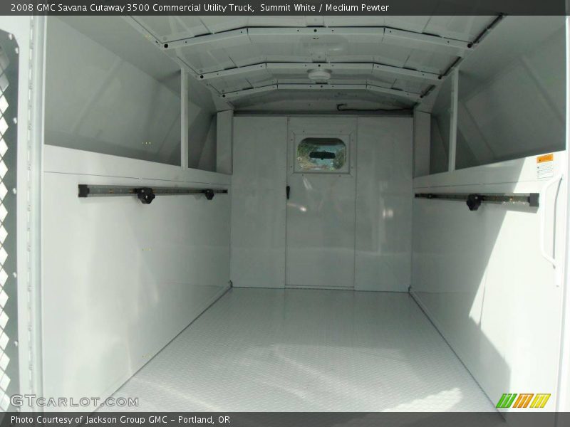 Summit White / Medium Pewter 2008 GMC Savana Cutaway 3500 Commercial Utility Truck