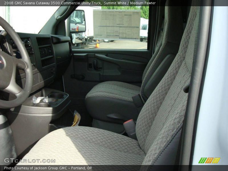 Summit White / Medium Pewter 2008 GMC Savana Cutaway 3500 Commercial Utility Truck