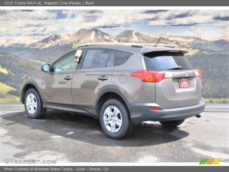 Magnetic Gray Metallic / Black 2015 Toyota RAV4 LE