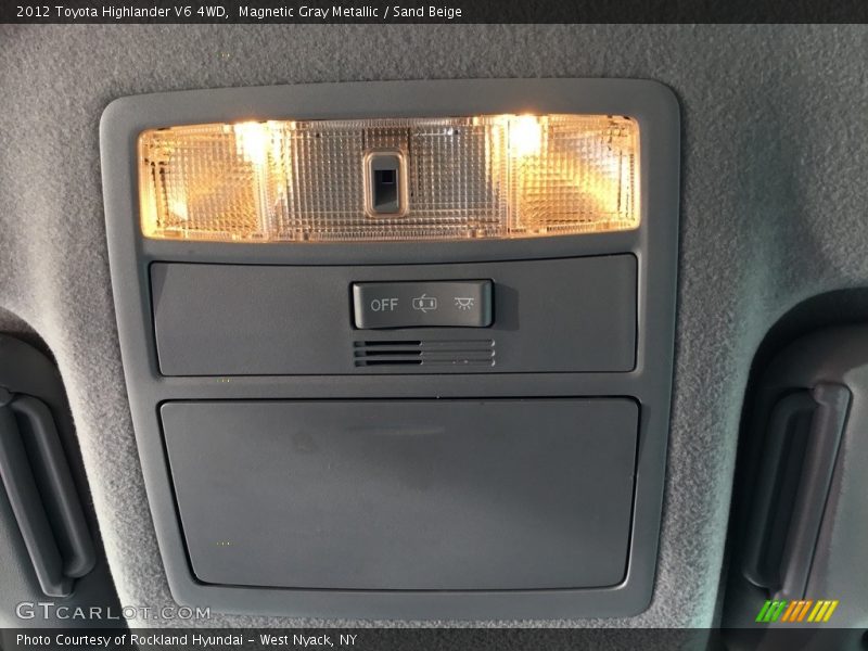 Magnetic Gray Metallic / Sand Beige 2012 Toyota Highlander V6 4WD