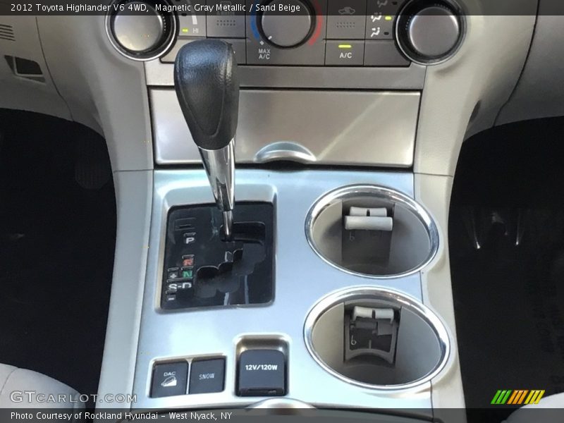 Magnetic Gray Metallic / Sand Beige 2012 Toyota Highlander V6 4WD