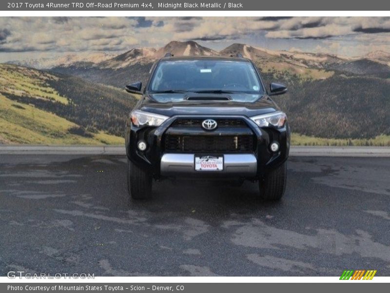 Midnight Black Metallic / Black 2017 Toyota 4Runner TRD Off-Road Premium 4x4