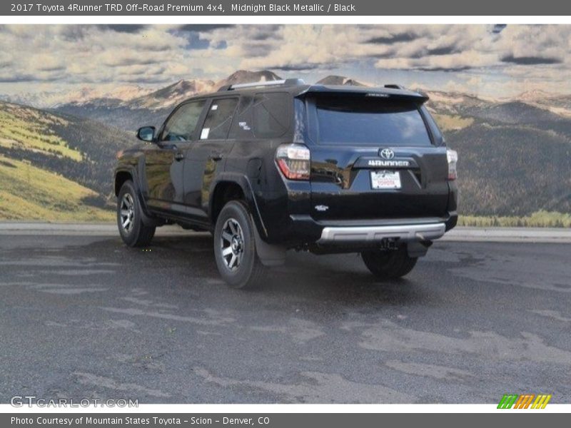 Midnight Black Metallic / Black 2017 Toyota 4Runner TRD Off-Road Premium 4x4