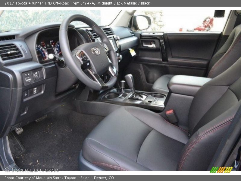 Midnight Black Metallic / Black 2017 Toyota 4Runner TRD Off-Road Premium 4x4