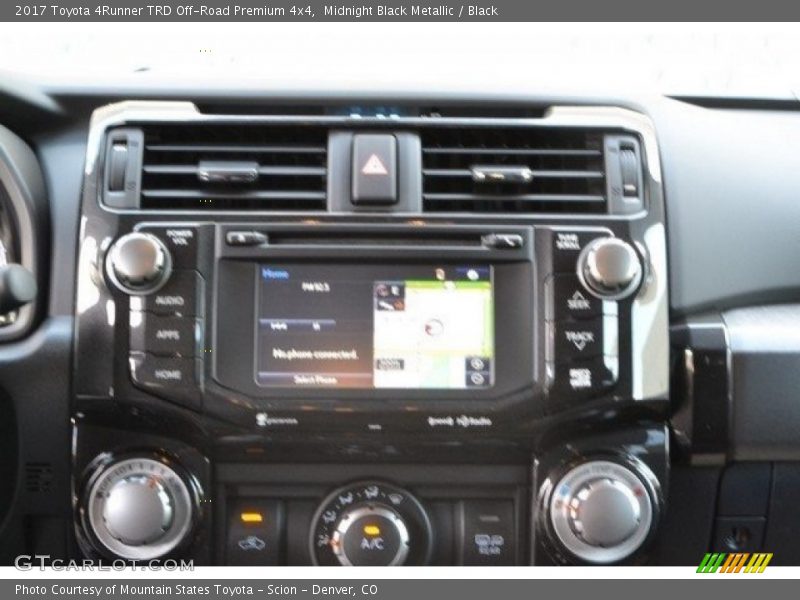 Midnight Black Metallic / Black 2017 Toyota 4Runner TRD Off-Road Premium 4x4