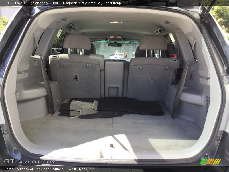 Magnetic Gray Metallic / Sand Beige 2012 Toyota Highlander V6 4WD