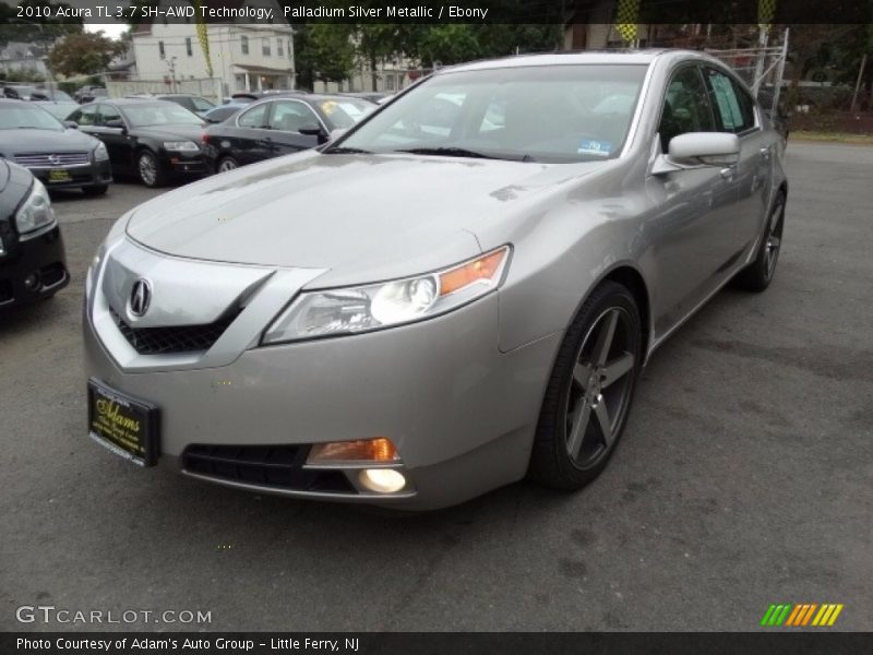 Palladium Silver Metallic / Ebony 2010 Acura TL 3.7 SH-AWD Technology
