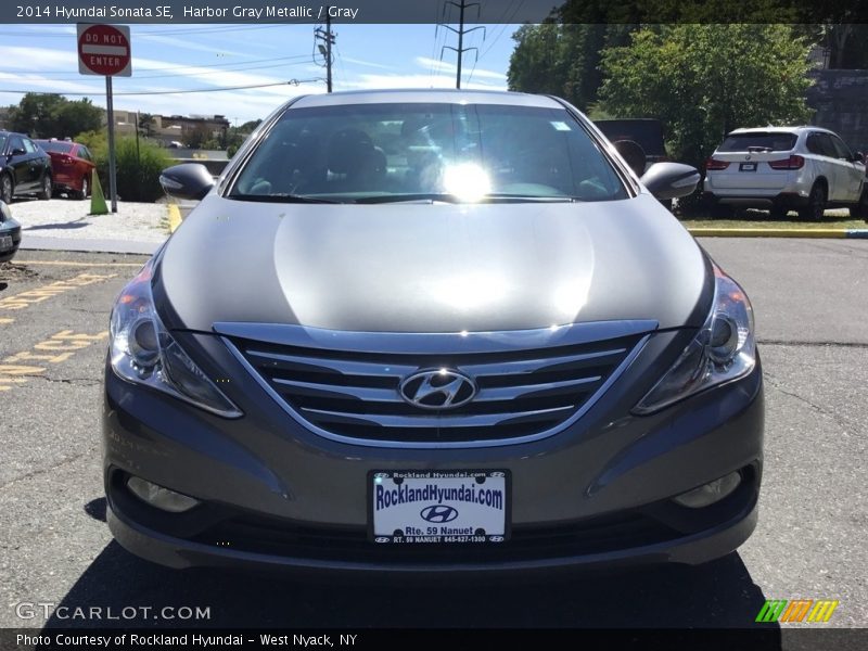 Harbor Gray Metallic / Gray 2014 Hyundai Sonata SE