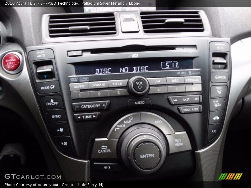 Palladium Silver Metallic / Ebony 2010 Acura TL 3.7 SH-AWD Technology