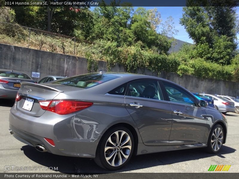 Harbor Gray Metallic / Gray 2014 Hyundai Sonata SE