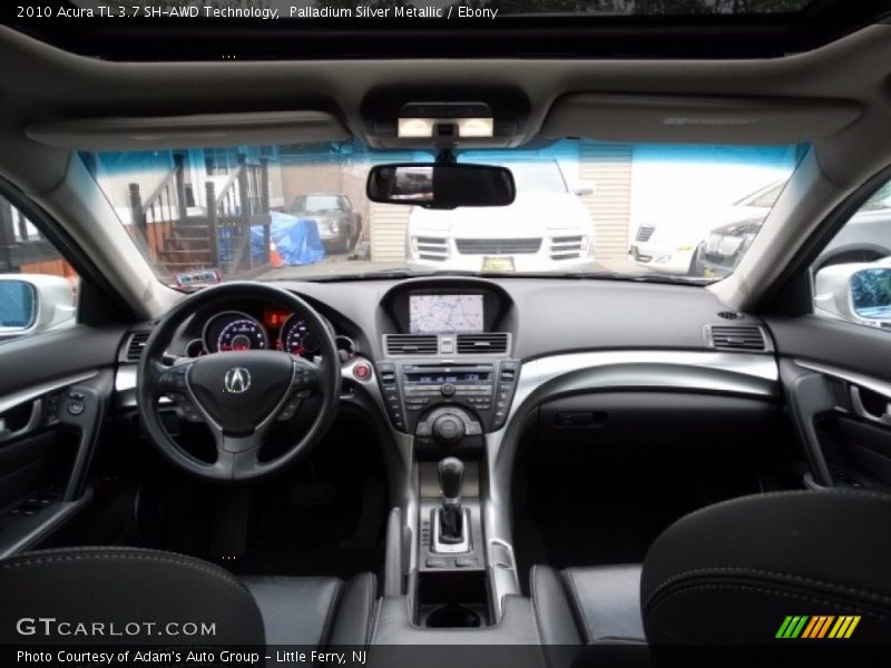 Palladium Silver Metallic / Ebony 2010 Acura TL 3.7 SH-AWD Technology