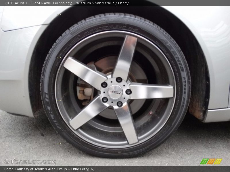 Palladium Silver Metallic / Ebony 2010 Acura TL 3.7 SH-AWD Technology