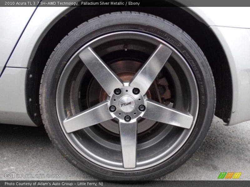 Palladium Silver Metallic / Ebony 2010 Acura TL 3.7 SH-AWD Technology