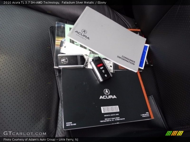 Palladium Silver Metallic / Ebony 2010 Acura TL 3.7 SH-AWD Technology