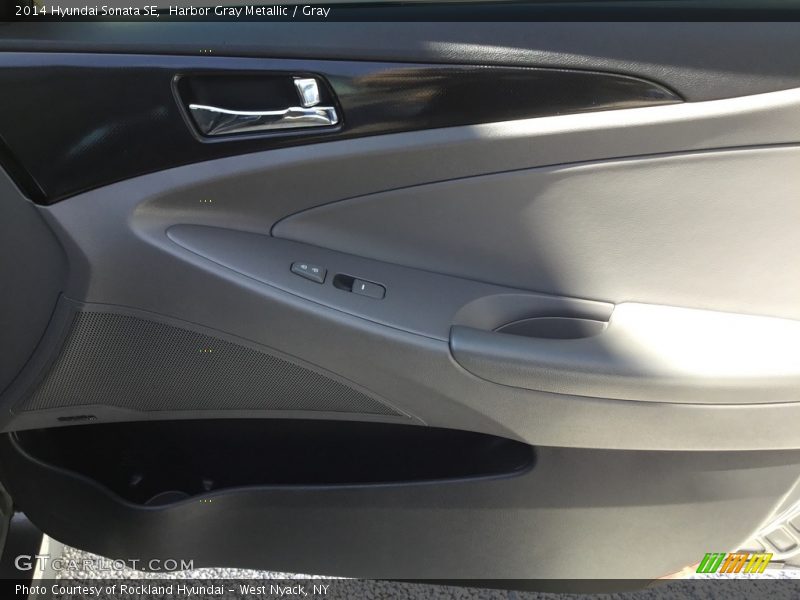 Harbor Gray Metallic / Gray 2014 Hyundai Sonata SE