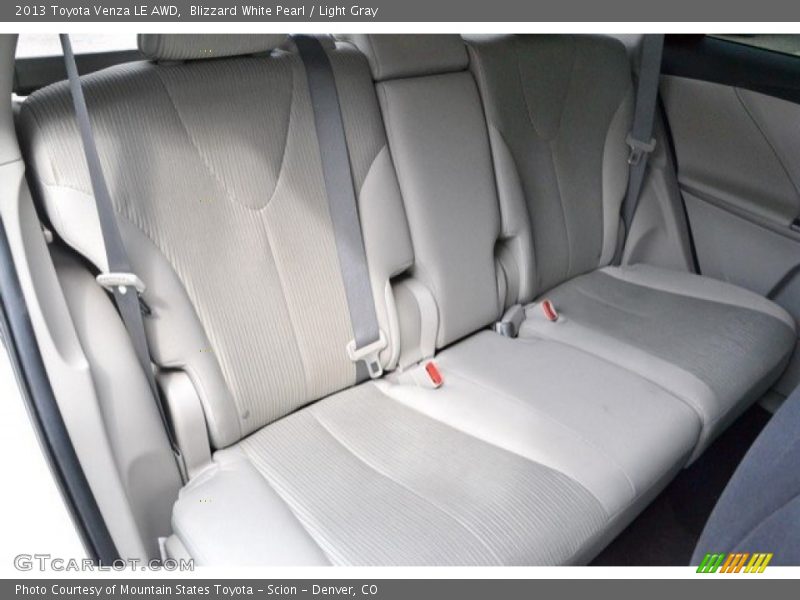 Blizzard White Pearl / Light Gray 2013 Toyota Venza LE AWD