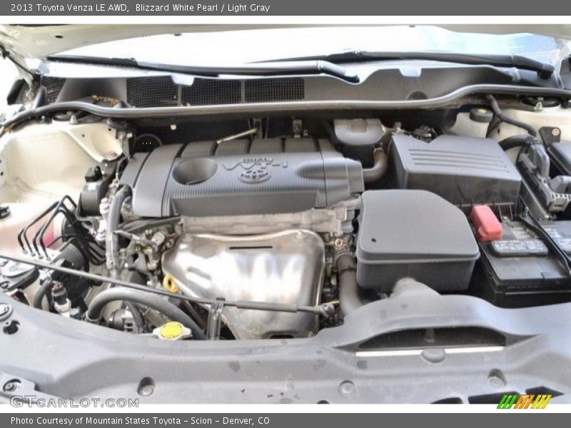 Blizzard White Pearl / Light Gray 2013 Toyota Venza LE AWD