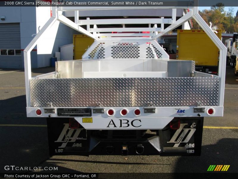Summit White / Dark Titanium 2008 GMC Sierra 3500HD Regular Cab Chassis Commercial