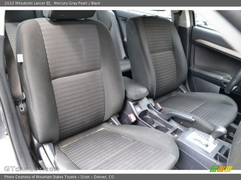 Mercury Gray Pearl / Black 2013 Mitsubishi Lancer ES