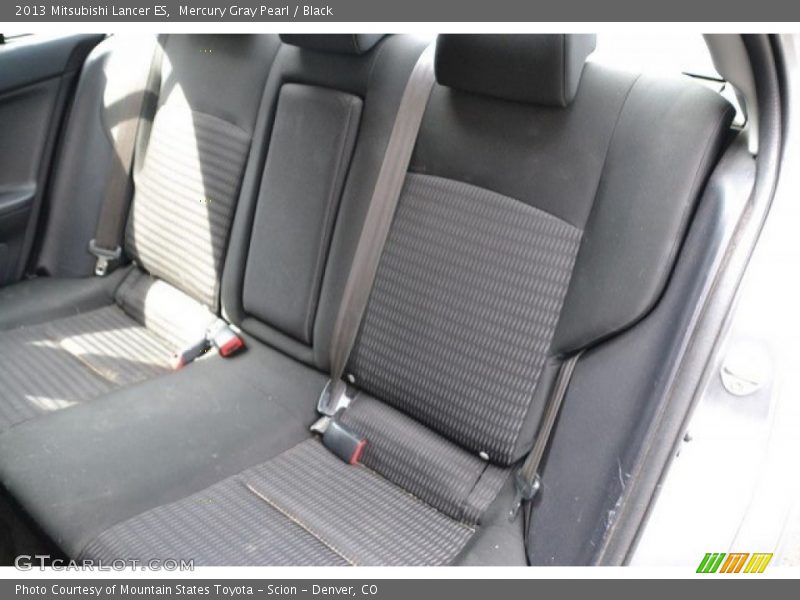 Mercury Gray Pearl / Black 2013 Mitsubishi Lancer ES