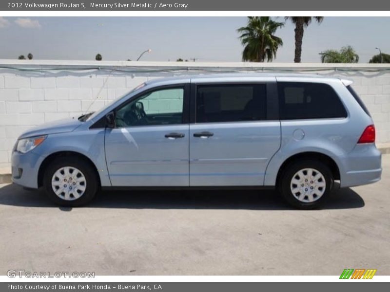 Mercury Silver Metallic / Aero Gray 2012 Volkswagen Routan S