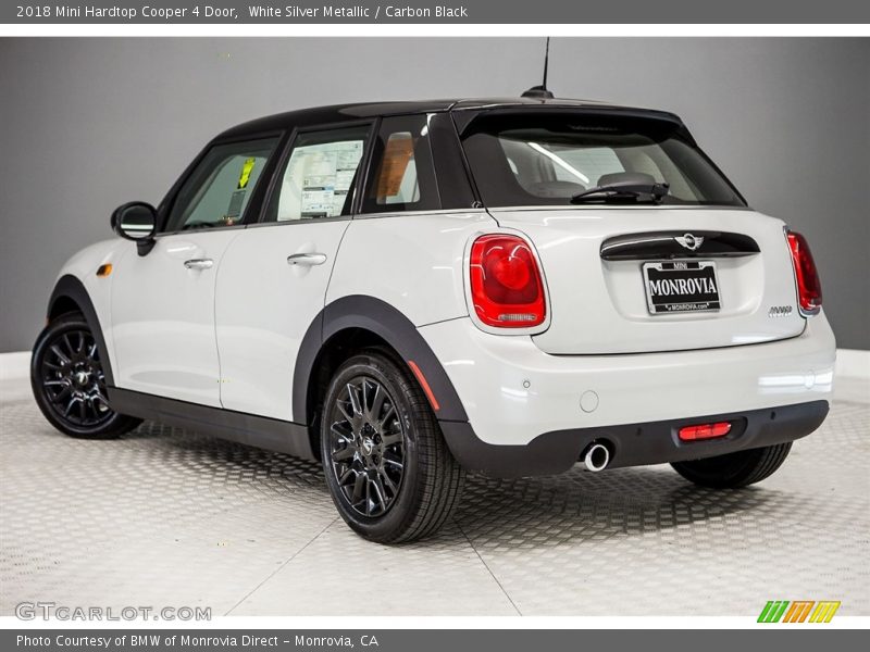 White Silver Metallic / Carbon Black 2018 Mini Hardtop Cooper 4 Door