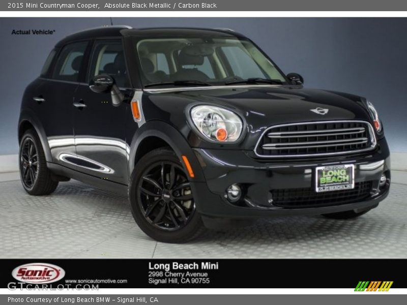 Absolute Black Metallic / Carbon Black 2015 Mini Countryman Cooper