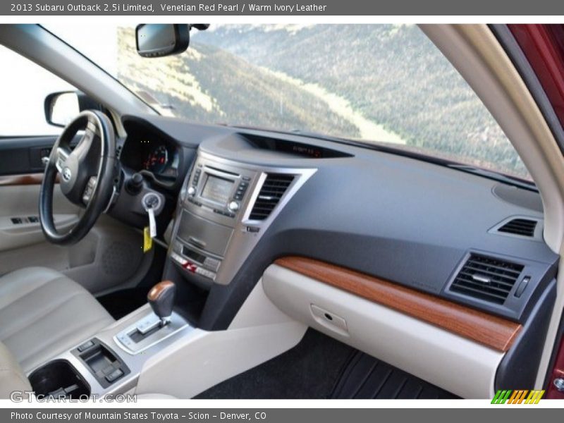 Venetian Red Pearl / Warm Ivory Leather 2013 Subaru Outback 2.5i Limited