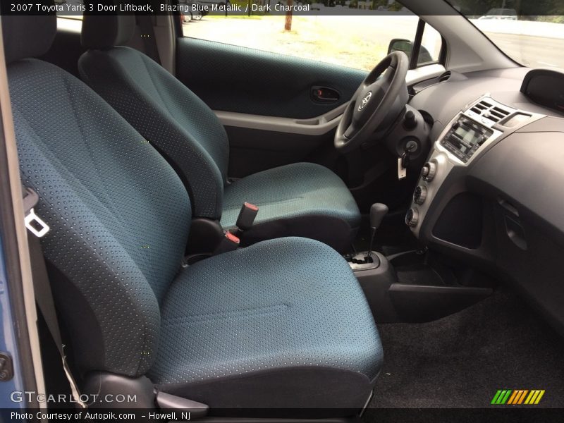 Blazing Blue Metallic / Dark Charcoal 2007 Toyota Yaris 3 Door Liftback