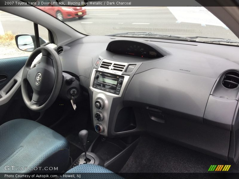 Blazing Blue Metallic / Dark Charcoal 2007 Toyota Yaris 3 Door Liftback