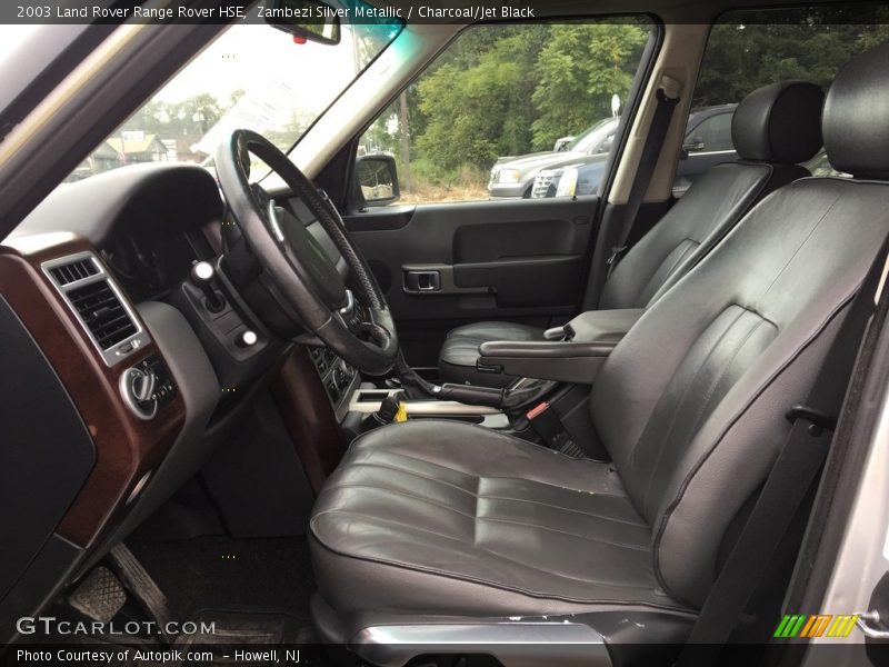 Zambezi Silver Metallic / Charcoal/Jet Black 2003 Land Rover Range Rover HSE