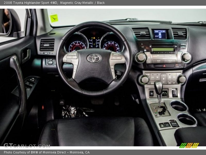 Magnetic Gray Metallic / Black 2008 Toyota Highlander Sport 4WD