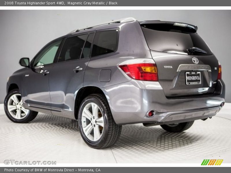 Magnetic Gray Metallic / Black 2008 Toyota Highlander Sport 4WD